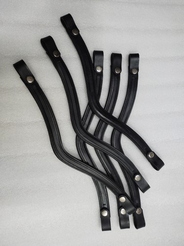 Set leather snap browband - 6,